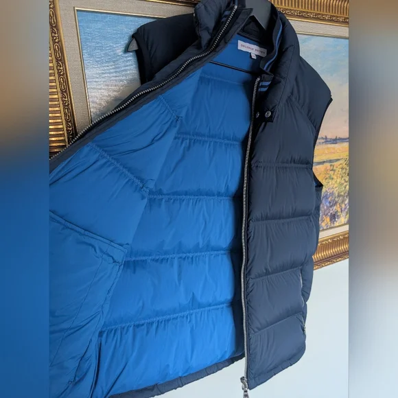 Orlebar Brown Navy Puffer Vest Large - Picture 3 of 9